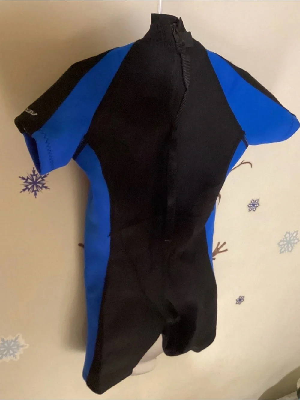 Neo Sport youth boys sz 6 shorts neoprene wetsuit black & blue 2MM boys girls